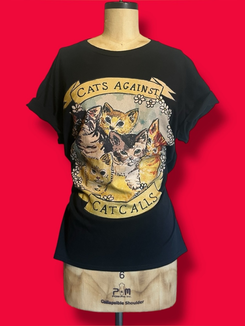 Cats Against Catcalls Tee Shirt T-Shirt Alt-Style Alternative Indie Unique